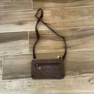 Travelon quilted anti theft cross body bag purse